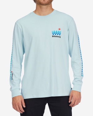 Men's Billabong Fragment Long Sleeve T Shirts Multicolor | 305EDSAWG