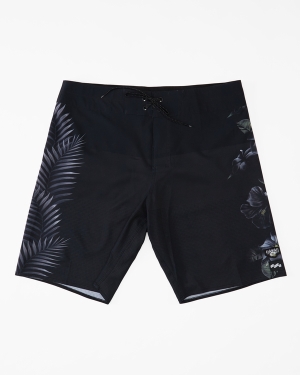 Men's Billabong Kamea Lazarus D Bah Airlite 19 Boardshorts Black | 459EGTROU