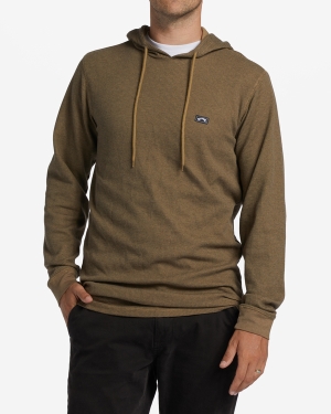 Men's Billabong Keystone Pullover Thermal Shirts Multicolor | 901FIYMNE
