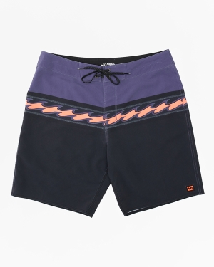 Men's Billabong Momentum Pro 19 Boardshorts Multicolor | 512PHCRFL