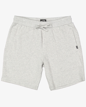 Men's Billabong Overdyed Sweatshorts Shorts Light Grey | 390JFRZAN