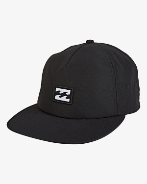 Men's Billabong Platform 5-Panel Strapback Hats Black | 382ICVFMB