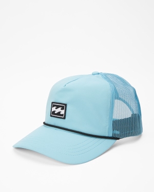 Men's Billabong Platform Trucker Hats Light Blue | 853PFXZTL