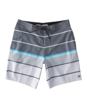 Men's Billabong STRIPE LT Boardshorts Grey | 072PSKODI