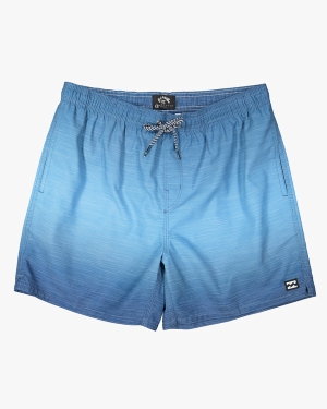 Men's Billabong Sergio Layback 16 Boardshorts Light Navy | 805IVFJEY