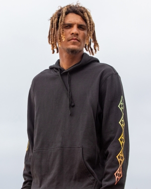Men's Billabong Short Sands Pullover Hoodie Multicolor | 837OQVDWJ