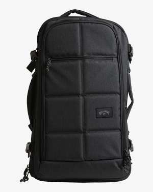 Men's Billabong Stateside Delux Carry-On Luggage Bags Black | 052OZVIMS