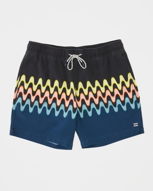Men's Billabong Sundays Layback 17 Boardshorts Multicolor | 371HYXEGF