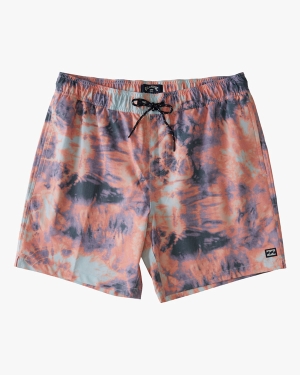 Men's Billabong Sundays Layback 17 Boardshorts Pink | 824ZNEIKD