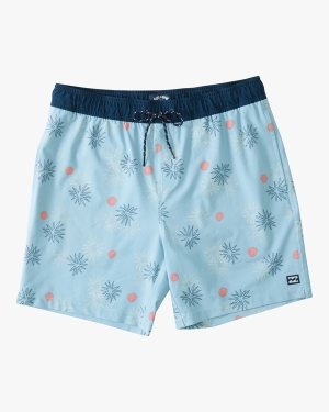 Men's Billabong Sundays Layback 17 Boardshorts Multicolor | 829ZWYGUR