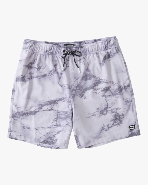 Men's Billabong Sundays Layback 17 Boardshorts Purple | 904GUWTCO