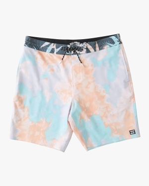 Men's Billabong Sundays Lo Tide 19 Boardshorts Multicolor | 802PXYFCD
