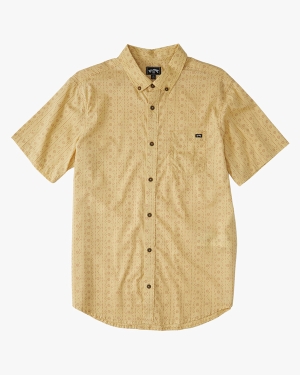 Men's Billabong Sundays Mini Short Sleeve Shirts Multicolor | 079PASUCY