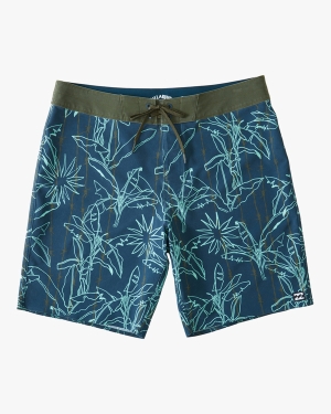 Men's Billabong Sundays Pro 19 Boardshorts Multicolor | 571XJOAFB