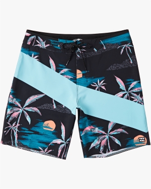 Men's Billabong T Street Airlite 19 Boardshorts Multicolor | 435JRTFOB
