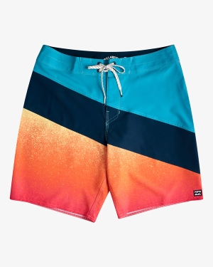 Men's Billabong T Street Pro 19 Boardshorts Multicolor | 102LETJSD