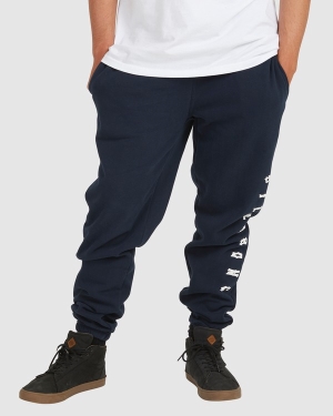 Men's Billabong Team Elastic Beach Sweatpants Navy | 859KNALYW