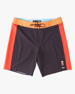 Men's Billabong The Simpsons Duff D Bah Pro 19 Boardshorts Black | 986EMAXBJ