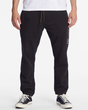 Men's Billabong The Simpsons Family Keyline Sweatpants Black | 429STXOAV