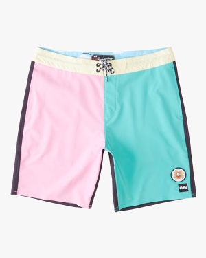 Men's Billabong The Simpsons Krusty Lo Tide 19 Boardshorts Black | 321JRIZQB