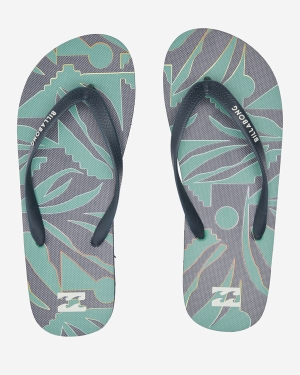 Men's Billabong Tides Slip-On Flip Flops Multicolor | 601DTGVRH