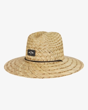 Men's Billabong Tides Straw Lifeguard Hats Beige | 678HXRKUN