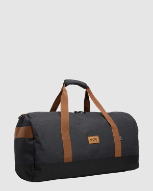 Men's Billabong Transit Duffle Luggage Bags Black / Brown | 657VJMKZP