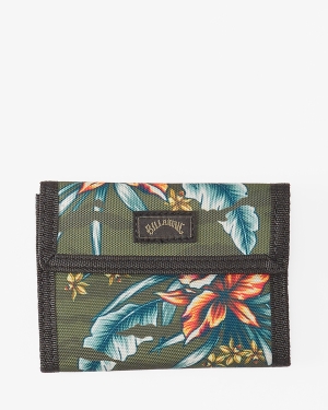 Men's Billabong Tribong Lite Tri-Fold Wallets Black | 179QCGNVM