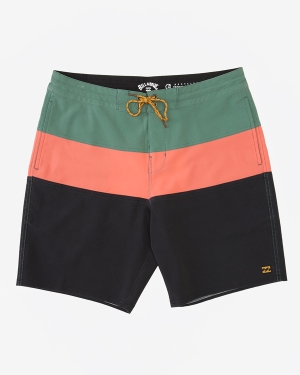 Men's Billabong Tribong Lo Tide 19 Boardshorts Multicolor | 681YKQBJX