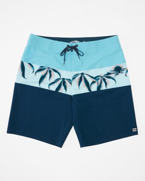 Men's Billabong Tribong Pro 19 Boardshorts White | 023MGQZAK