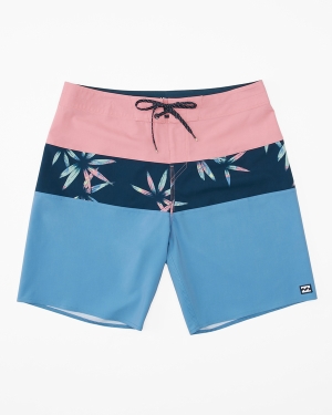 Men's Billabong Tribong Pro 19 Boardshorts Blue | 315ENZFCB