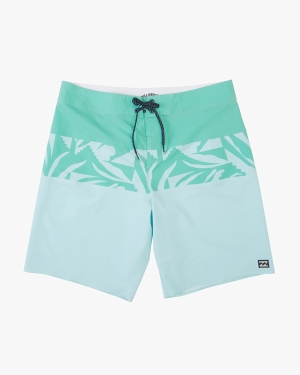 Men's Billabong Tribong Pro 19 Boardshorts Light Turquoise | 906XDFZTY