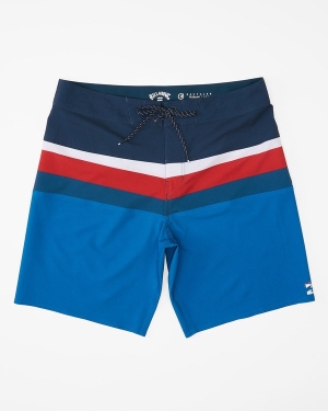 Men's Billabong Tribong Pro Hawaii 19 Boardshorts Blue | 807LCUSHI