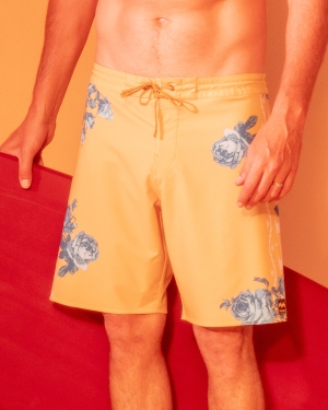 Men's Billabong Wrangler Desert Rose Pro 18 Boardshorts Gold | 427DFJCTK