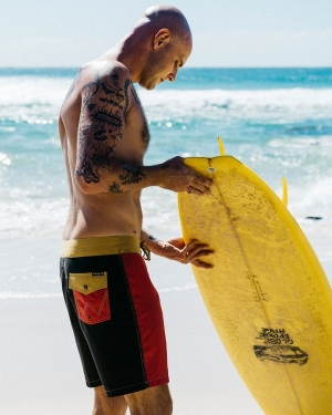 Men's Billabong Wrangler Icons Lo Tides 17 Boardshorts Red | 805XVGCEU