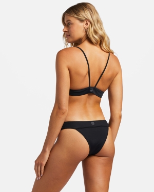 Women's Billabong A/Div Skimpy Bikini Bottoms Black | 371SQHWJX