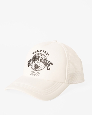 Women's Billabong Across Waves Trucker Hats Light Blue | 503XNJIZC