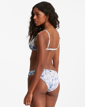 Women's Billabong Beyond The Blue Lowrider Bikini Bottoms Light Blue | 952TVUIDB