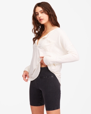 Women's Billabong Biker Babe Shorts Black | 431ZKNOPJ