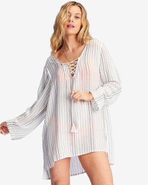 Women's Billabong Blue Skies Mini Beach Cover-Up Cover Ups Black | 578TCFWJI