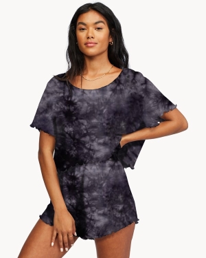 Women's Billabong Breeze By Knit Shorts Black | 256NMKIQO