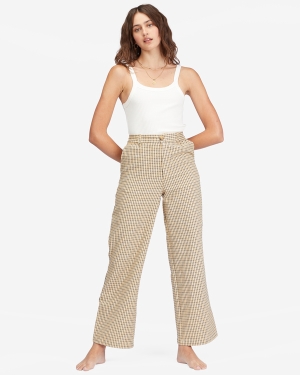 Women's Billabong By The Bay Wide-Leg Pants Multicolor | 136LJUEFP