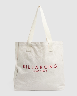Women's Billabong Day For It Canvas Tote Bags Light Blue | 679UMHTKI