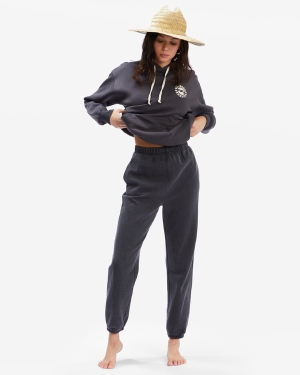 Women's Billabong Endless Days High-Waist Pants Black | 592KZVUDM