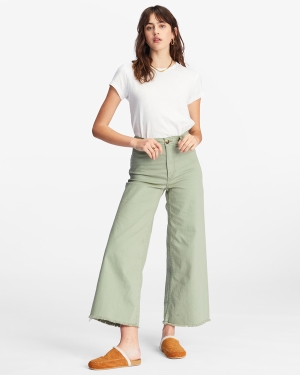 Women's Billabong Free Fall High-Waist Pants Multicolor | 064HCLIDK
