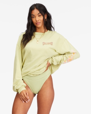 Women's Billabong Heartbreaker Long Sleeve T Shirts Multicolor | 875SNMQFI