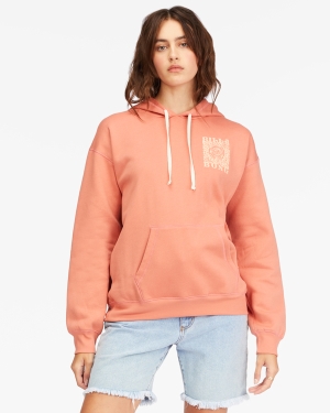 Women's Billabong Here To Stay Graphic Hoodie Multicolor | 798IEMPBW