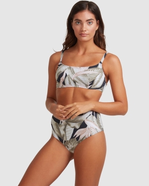 Women's Billabong Hideaway Mia DD Bralette Bikini Tops Black | 641KESTAO