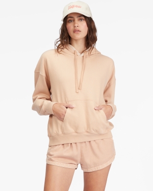 Women's Billabong Perfect Weekend Heavyweight Pullover Hoodie Multicolor | 928NQGOIB