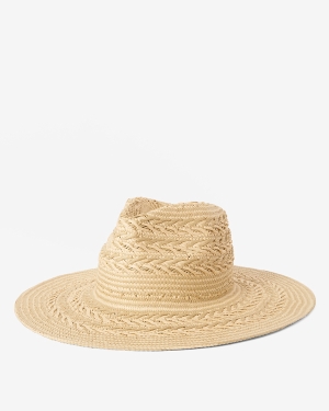 Women's Billabong Pick A Straw Hats Beige | 815FBKATR